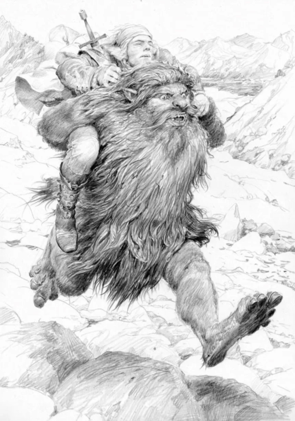 Геральт на стучаке / Иллюстрация для книг серии «Ведьмак» от Дениса Гордеева / Vedmak.fandom.com