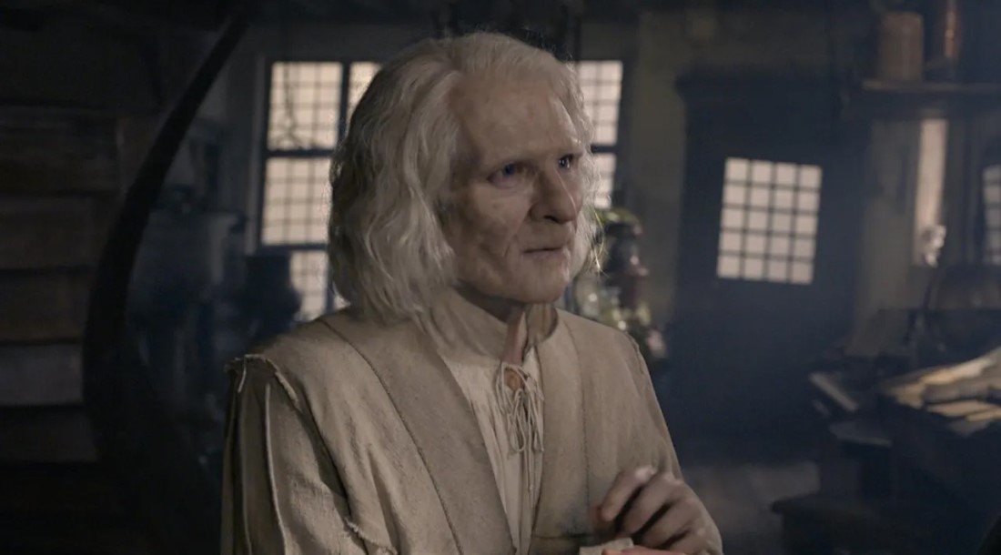 Николас Фламель, кадр из фильма «Фантастические твари: Преступления Грин-де-Вальда» (2018)