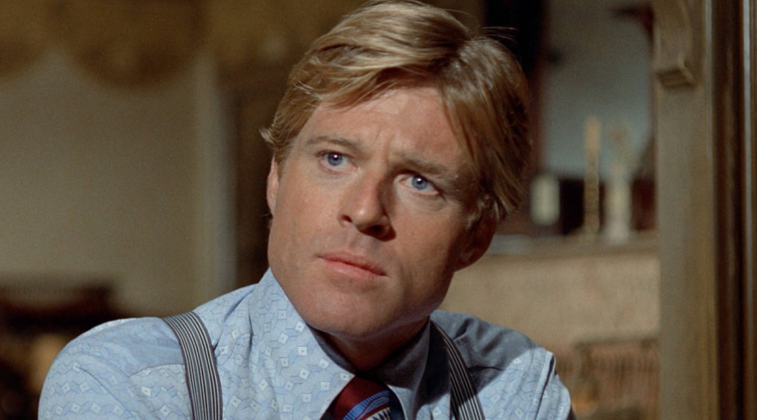 Роберт Редфорд, кадр из фильма «Афера» (1973)