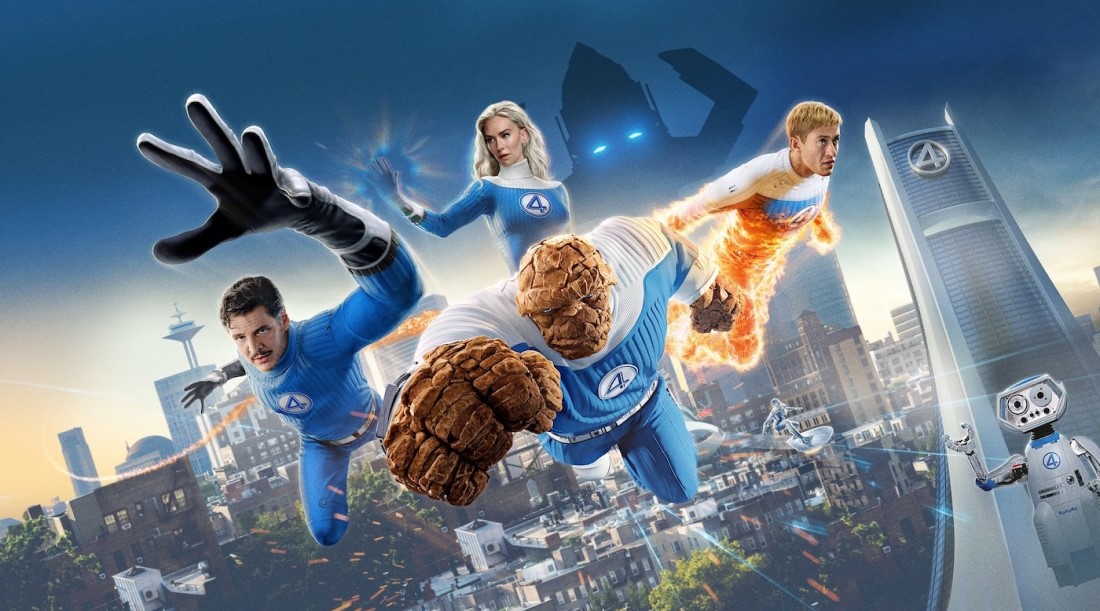 Постер фильма «Фантастическая четверка: Первые шаги» (2025)