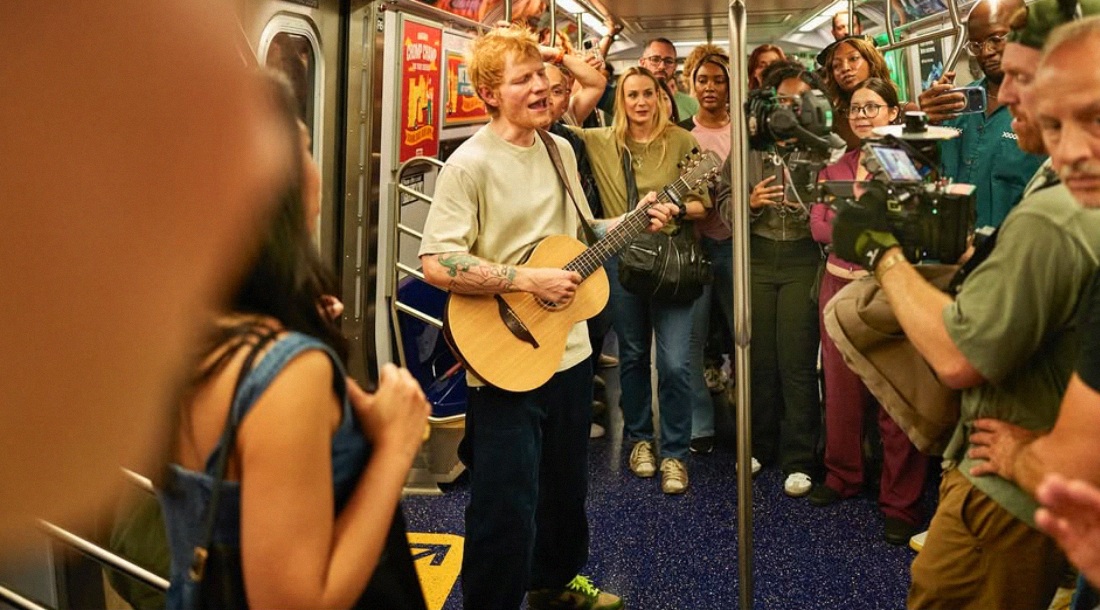 Промо-фото «One Shot With Ed Sheeran» / Фото: соцсети Эда Ширана и соцсети Netflix