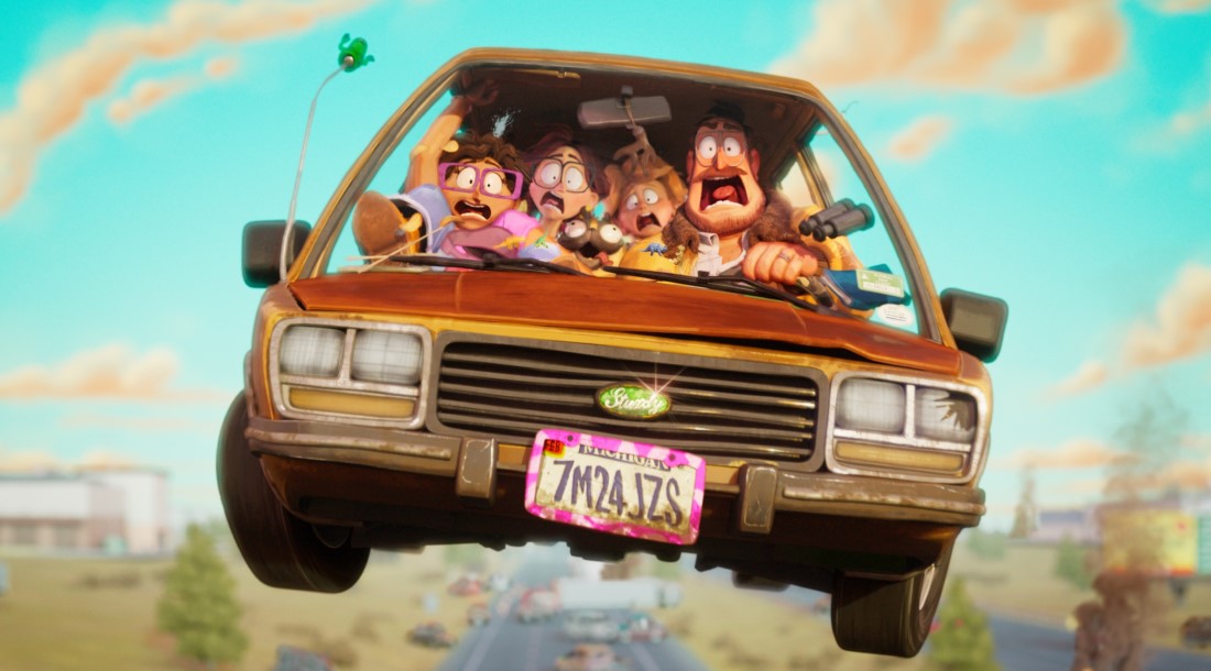 Кадр из мультфильма «Митчеллы против машин» (2020)