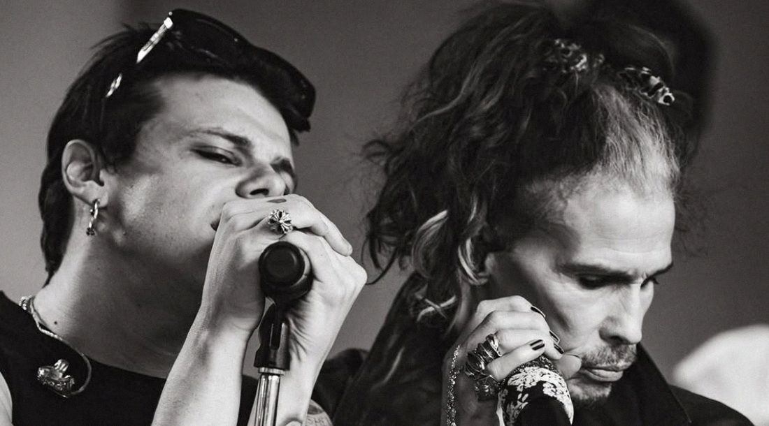 Янгблад с вокалистом Aerosmith Стивеном Тайлером / Фото: соцсети Янгблада