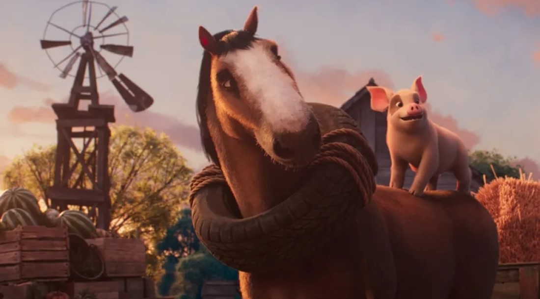 Кадр из мультфильма «Скотный двор» (2025)