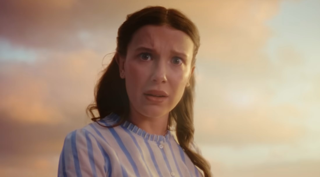 Кадр из тизера фильма «Энола Холмс 3» (2026)