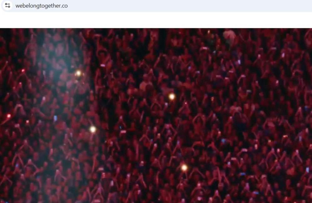 Скриншот сайта WeBelongTogether