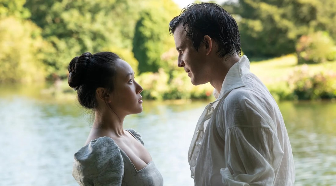 Кадр из 4 сезона сериала «Бриджертоны» (2026)