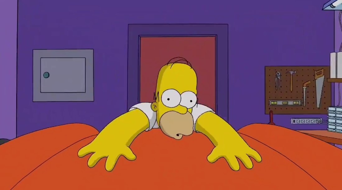 Кадр из 37 сезона мультсериала «Симпсоны» (2026)