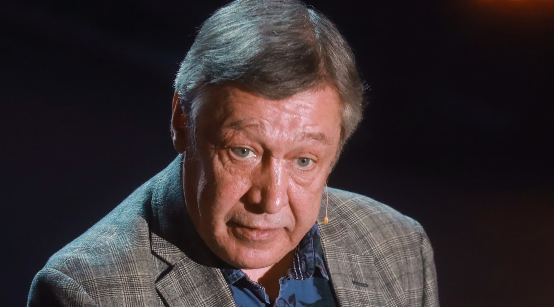 Михаил Ефремов во время выступления на церемонии открытия после реставрации исторического здания театра «Современник» на Чистопрудном бульваре. Сергей Фадеичев/ТАСС