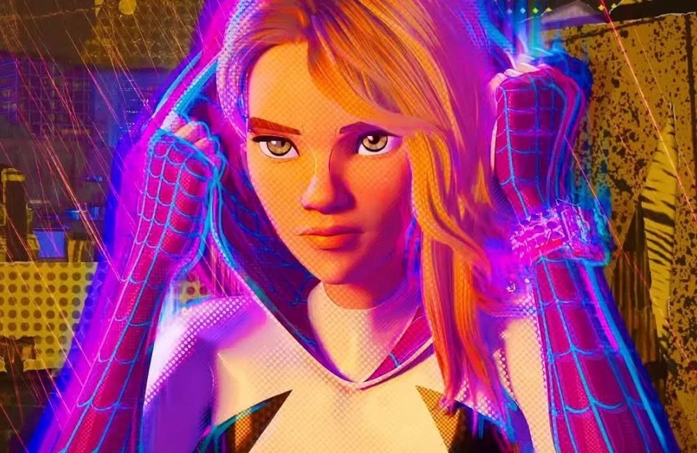 Гвен Стейси, кадр из мультфильма «Человек-паук: Паутина вселенных» (2023)