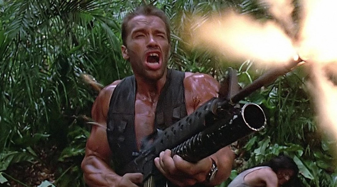 Кадр из фильма «Хищник» (1987)