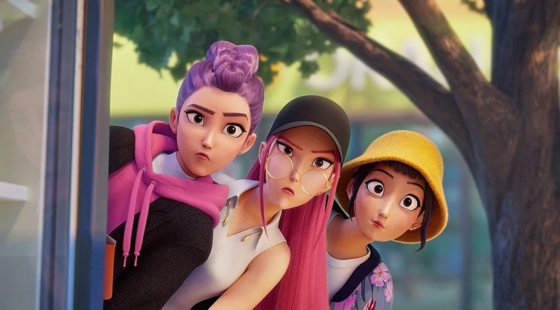 Кадр из мультфильма «Кей-поп-охотницы на демонов» (2025)