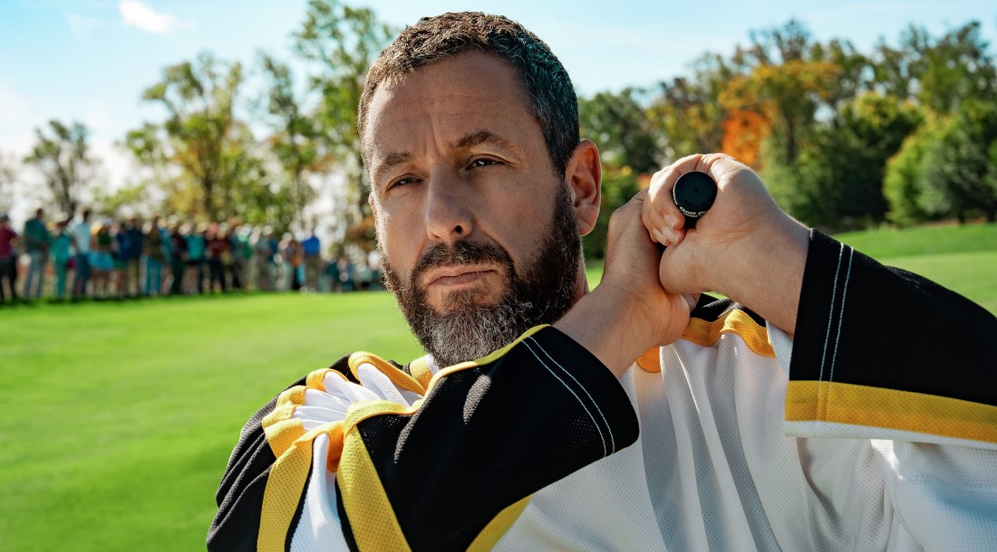 Адам Сэндлер, кадр из фильма «Счастливчик Гилмор 2» (2025)