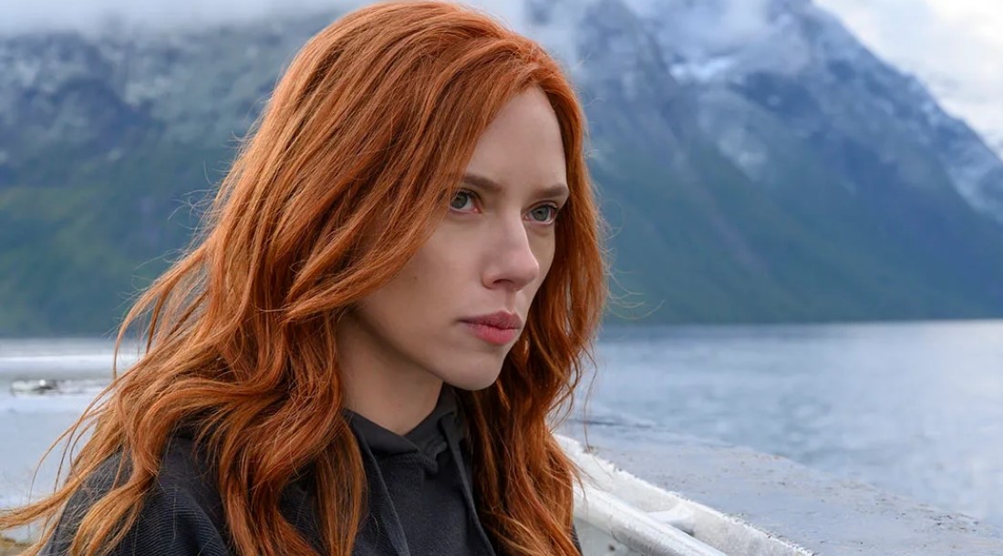 Скарлетт Йоханссон, кадр из фильма «Черная Вдова» (2021)