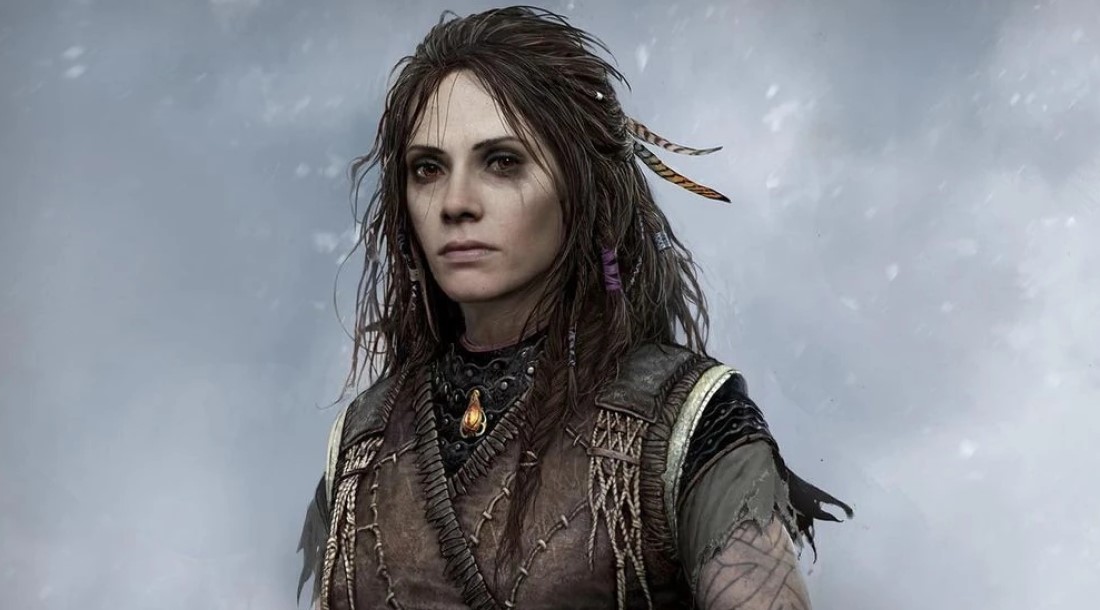 Фрейя, постер игры God of War: Ragnarök (2022)