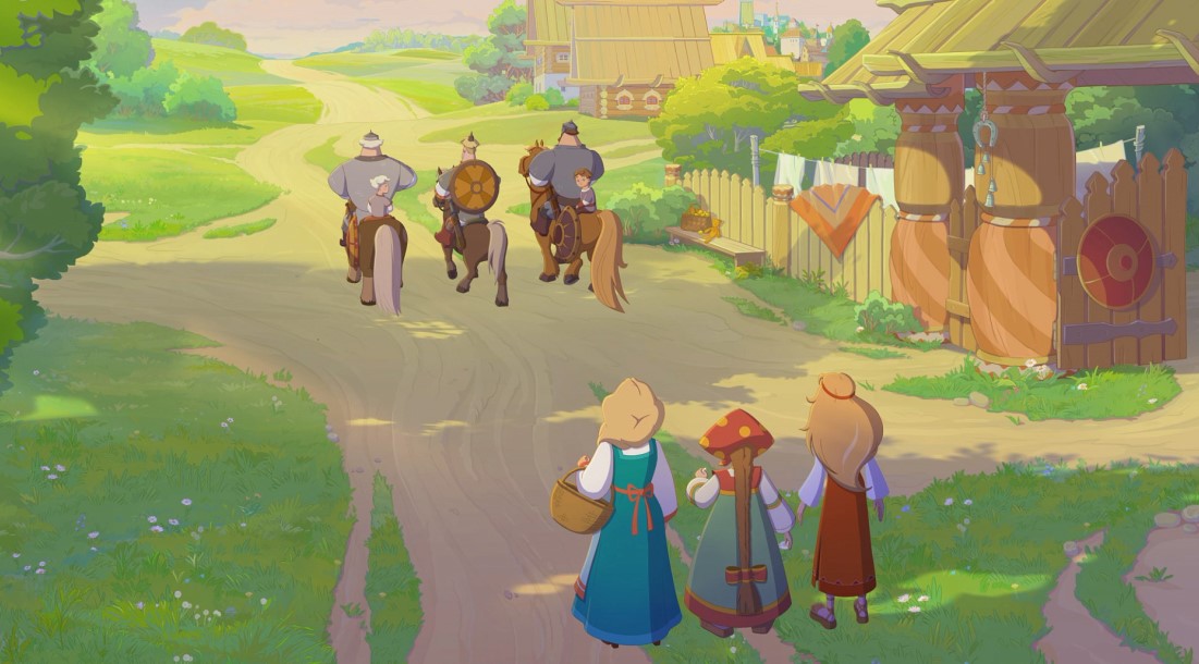 Кадр из мультфильма «Три богатыря и Гуси-Лебеди» (2026) / «Вольга»