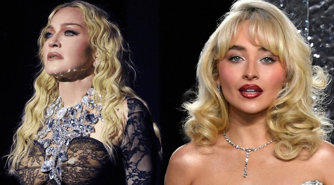 Мадонна и Сабрина Карпентер / Скриншот из видео «Sabrina Carpenter Rumored to Surprise with Madonna at Coachella Week 2»