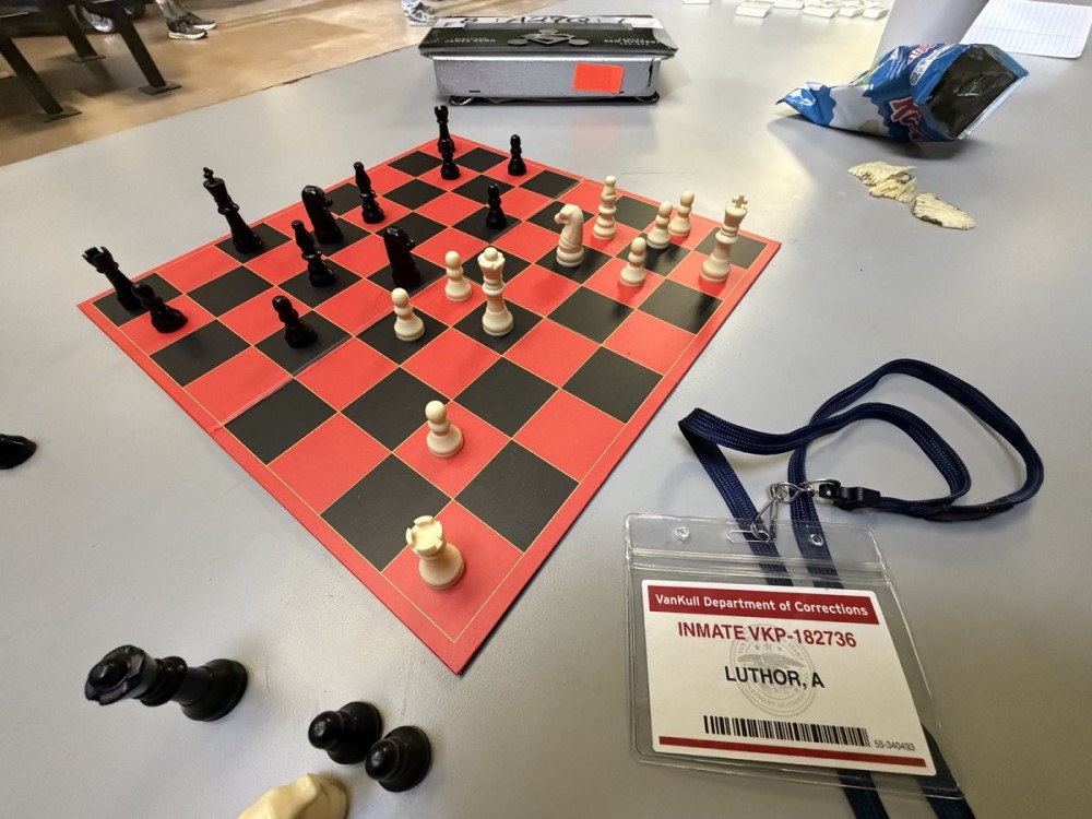 Кадр со съемок фильма «Человек завтрашнего дня» (2027) / Фото: соцсети Джеймса Ганна