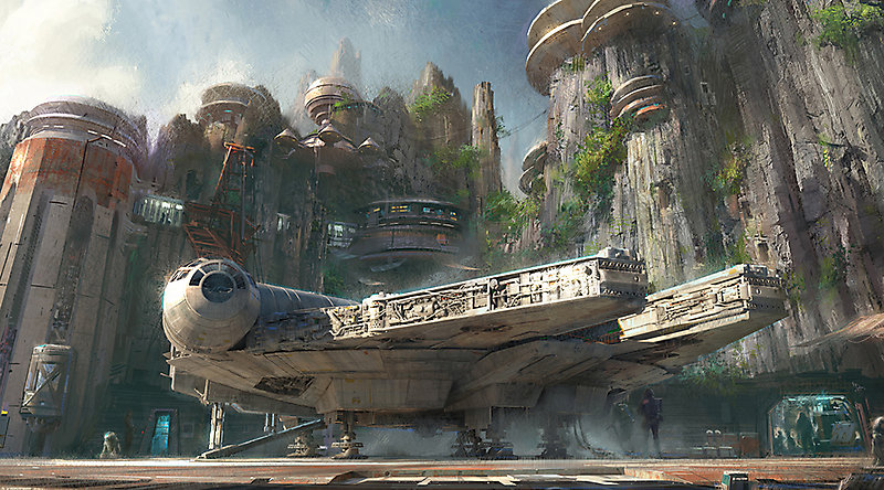 Проект парка Star Wars Land