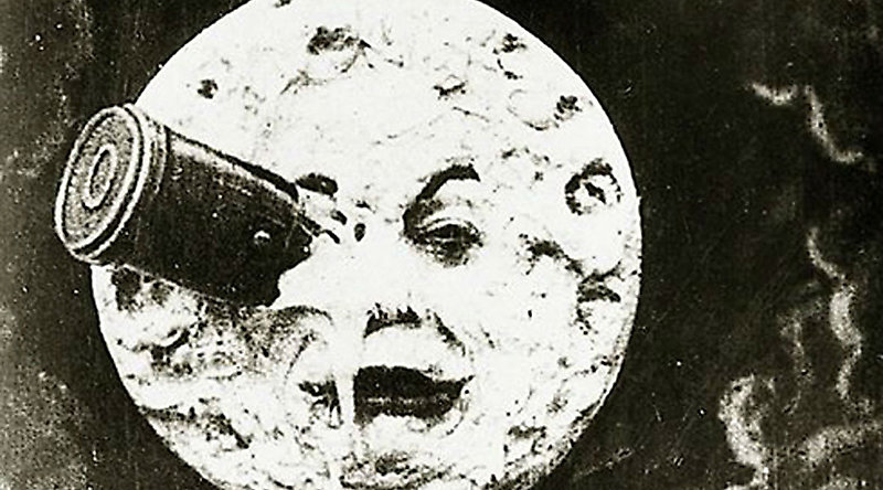 Ракета из короткометражки Жоржа Мельеса попадает в глаз Луне