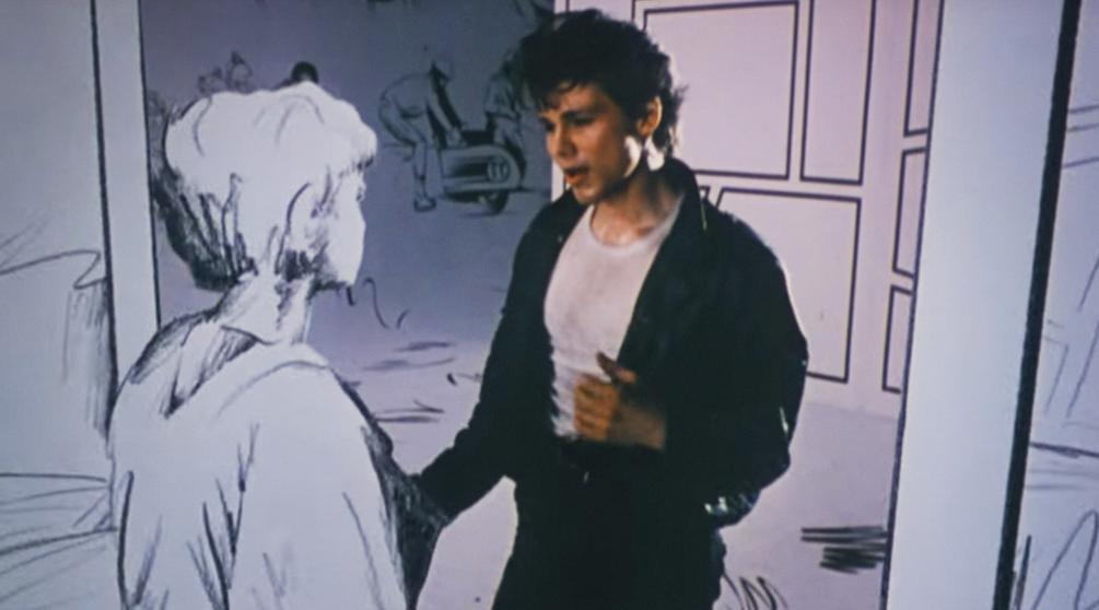 Кадр из клипа «Take On Me» A-ha