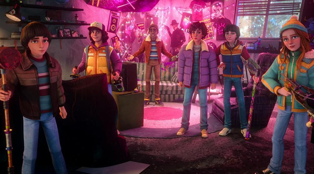 Кадр из мультсериала «Очень странные дела: Истории из 85-го» (2026)/ Netflix