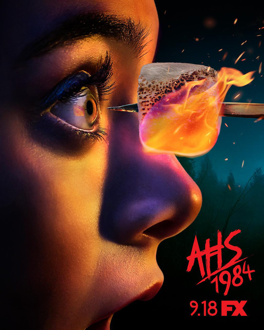 Промо-постер 9 сезона сериала "Американская история ужасов" .