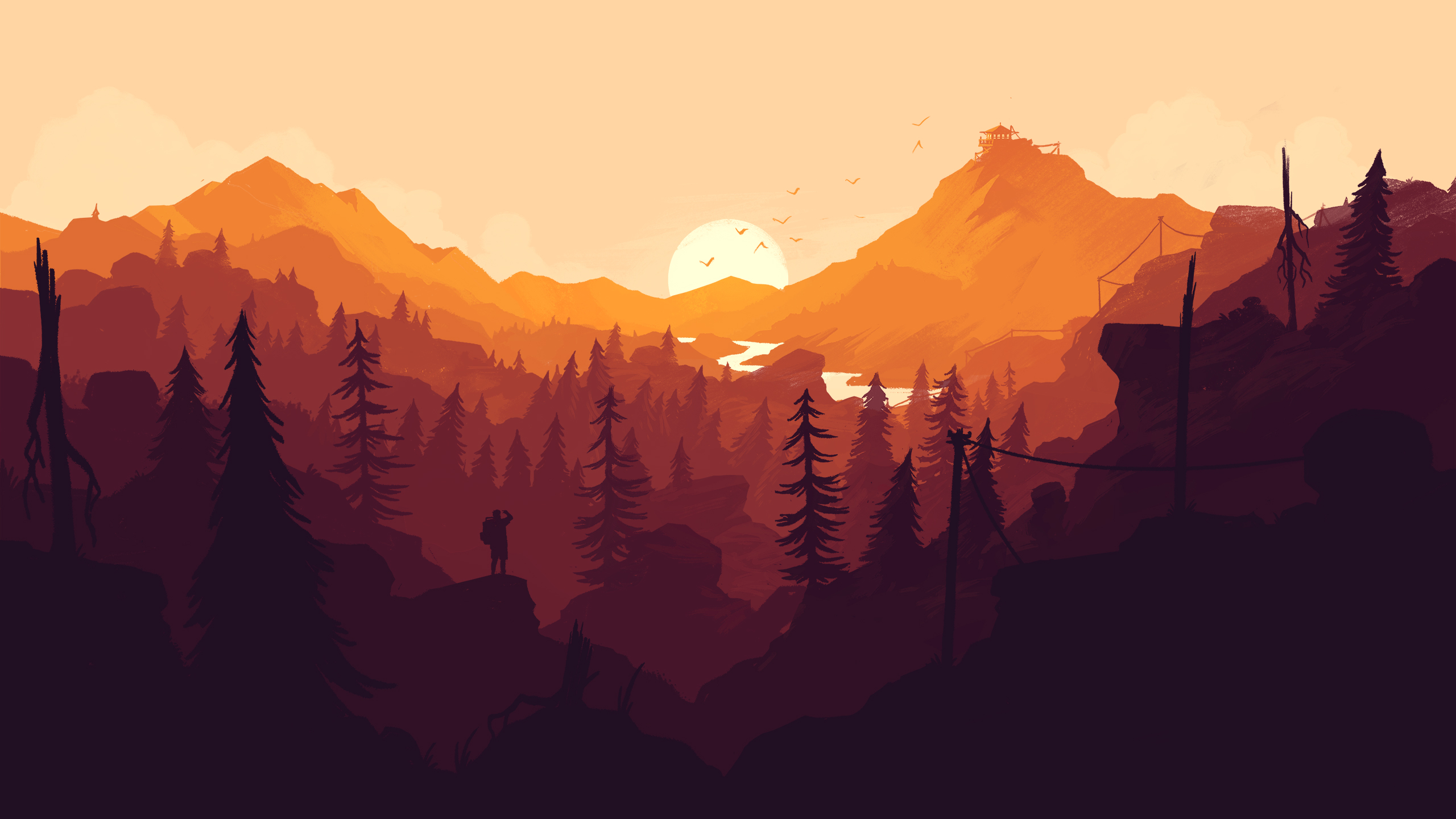 Игра про лесника Firewatch