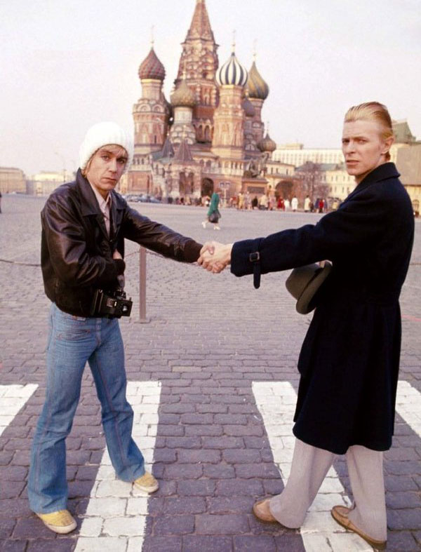 Игги Поп и Дэвид Боуи в Москве, 1976 год