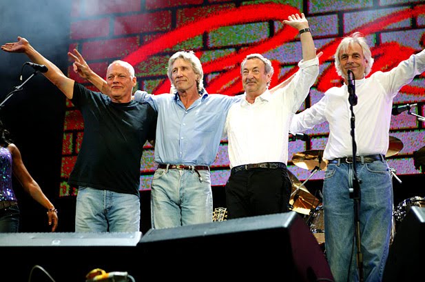 Pink Floyd на благотворительном концерте Live 8, 2005 г.