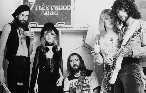 Fleetwood Mac "хитового" периода: Мик Флитвуд, Стиви Никс, Джон Макви, Кристин Макви, Линдси Бакингем