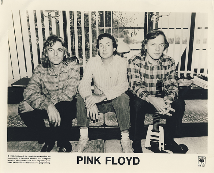 Pink Floyd на промо-фото компании CBS, 1988 год