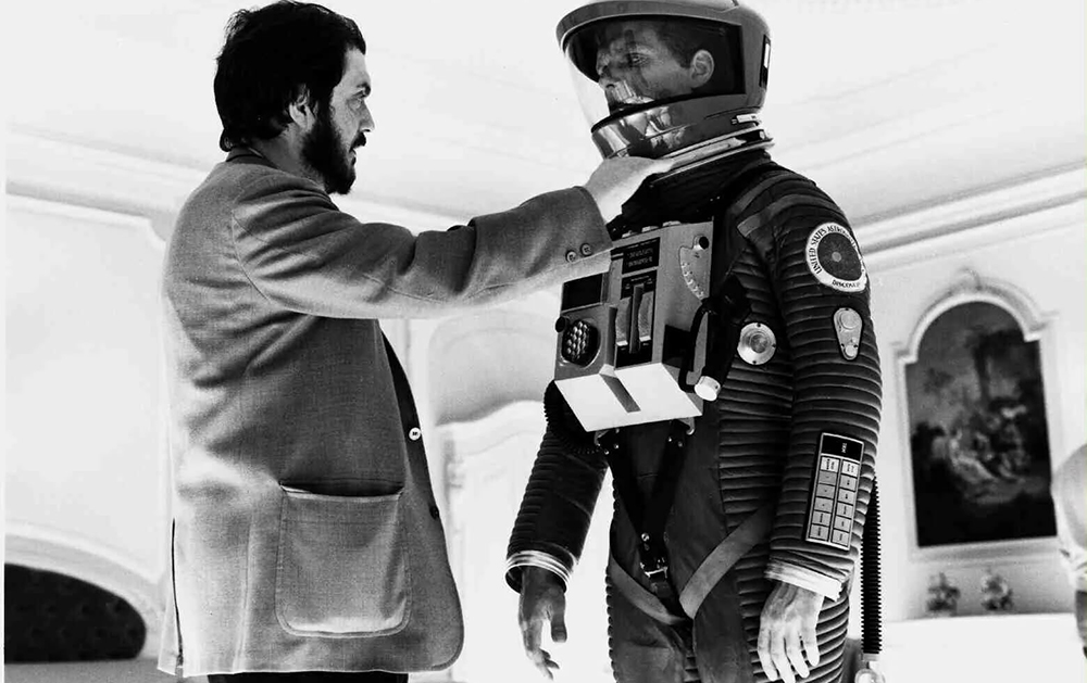 Стэнли Кубрик на съемках фильма «2001 год: Космическая одиссея»