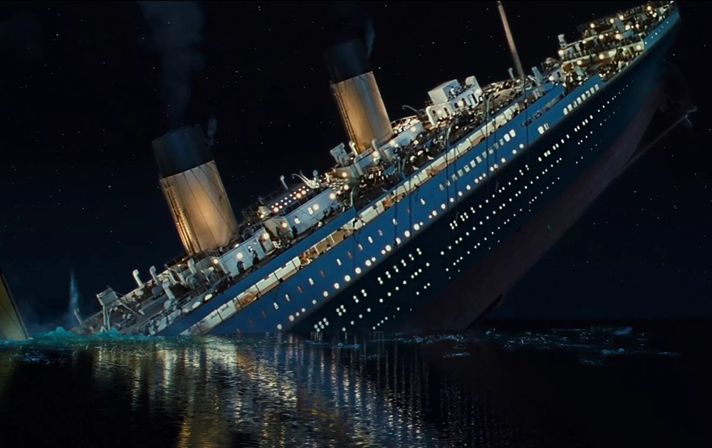 Кадр из фильма «Титаник»