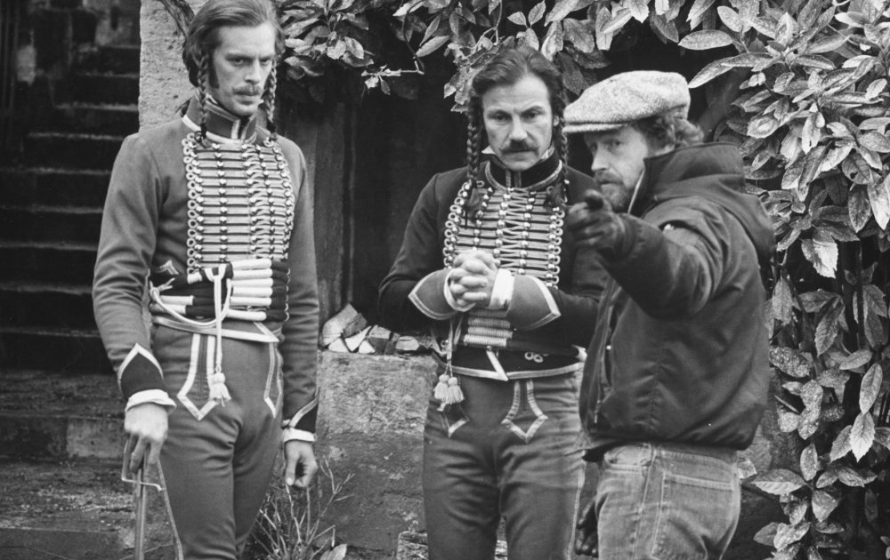 Ридли Скотт на съемках фильма «Дуэлянты», 1976 год/ Фото с сайта renatocorpaci.it