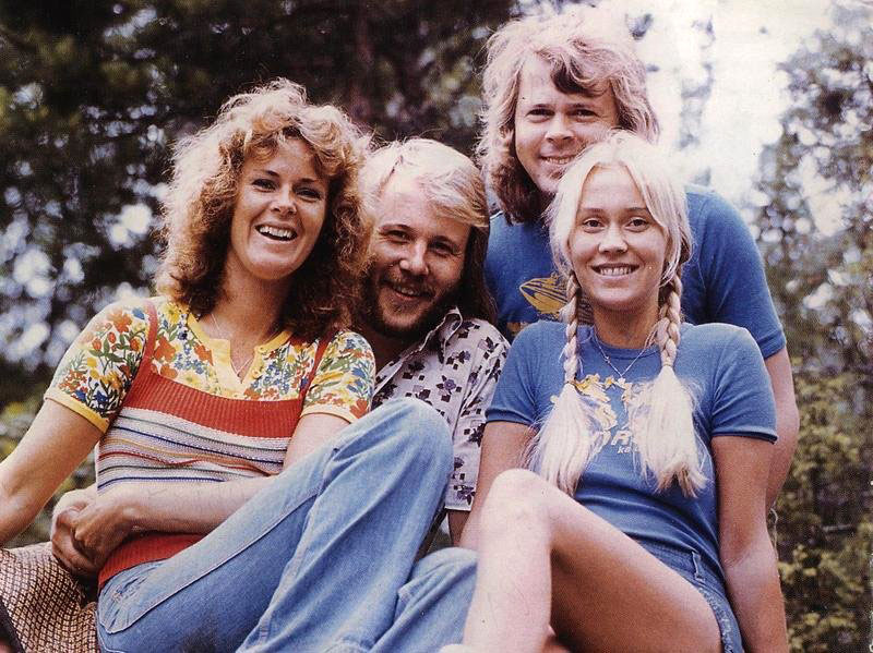 ABBA на заре популярности - и семейного счастья