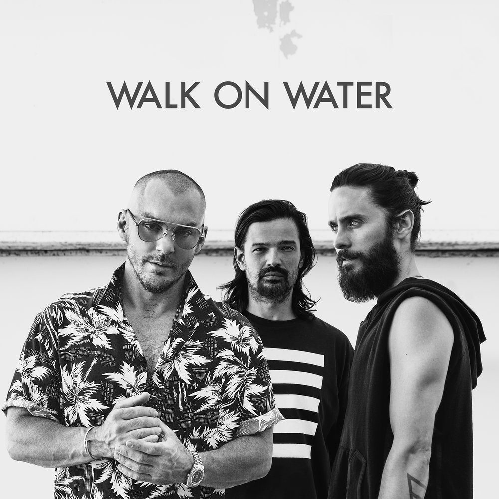Обложка сингла «Walk On Water», 2017