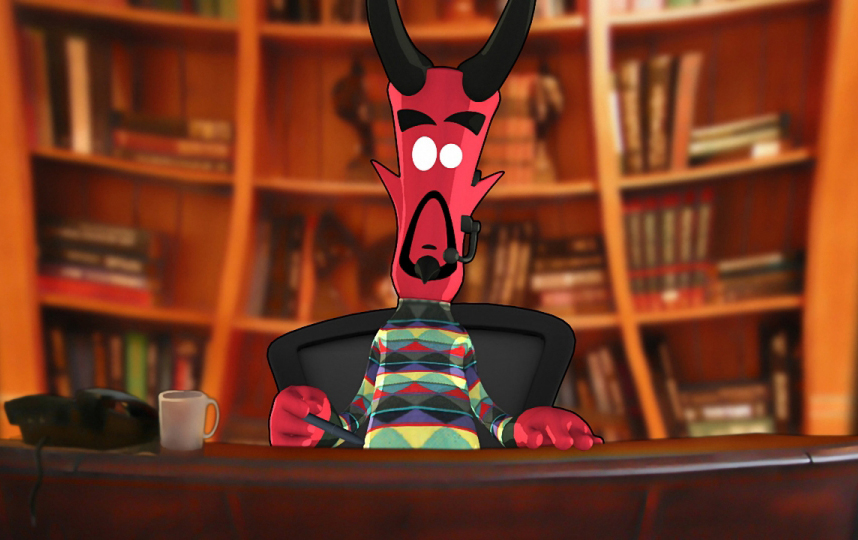Кадр из мультсериала «Люси – дочь дьявола»