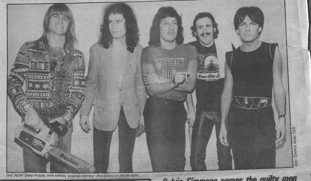 «Новые» Deep Purple, Род Эванс крайний справа/ Фото с сайта thehighwaystar.com