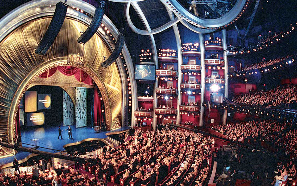 Зал театра Dolby Theatre во время вручения премии «Оскар»