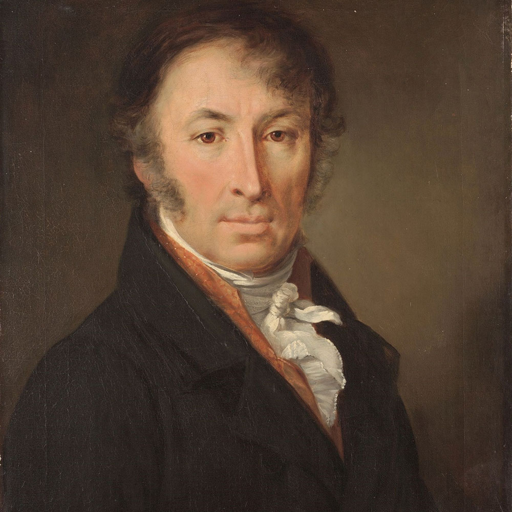 Николай Карамзин. Автор портрета – Василий Тропинин, дата написания 1818 год