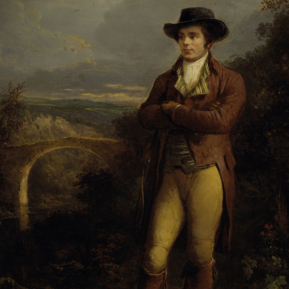 Роберт Бернс. Автор портрета – Александр Нэсмит, дата написания – 1828 год