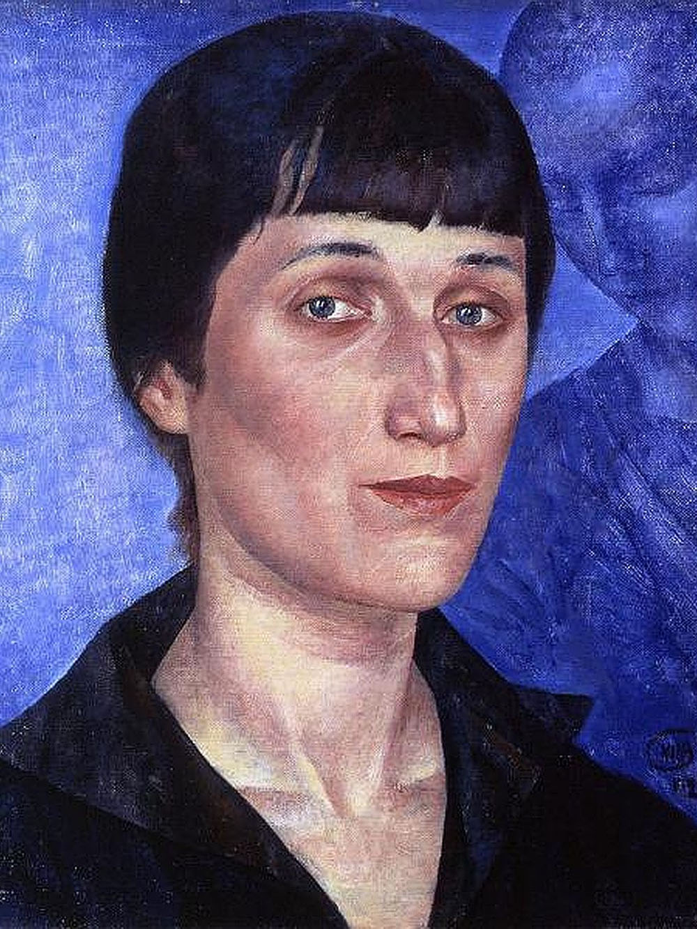Портрет Анны Ахматовой кисти Кузьмы Петрова-Водкина, 1922 год