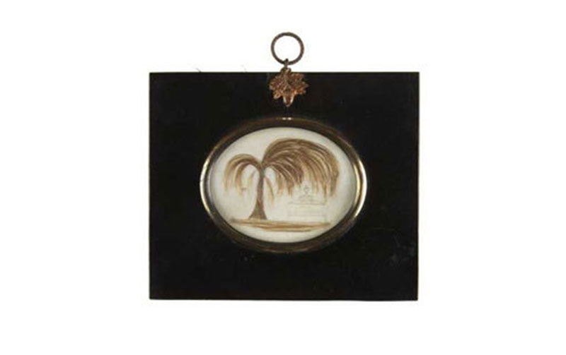 Медальон с «прядью волос» Джейн Остин
