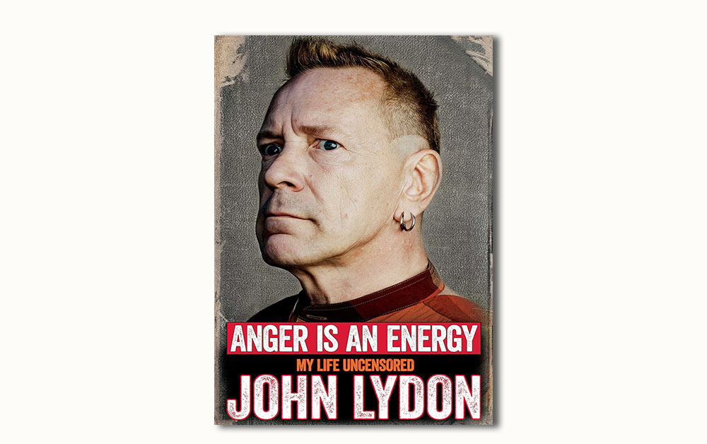 Обложка англоязычного издания книги «Sex Pistols. Злость – это энергия: моя жизнь без купюр» Джона Лайдона