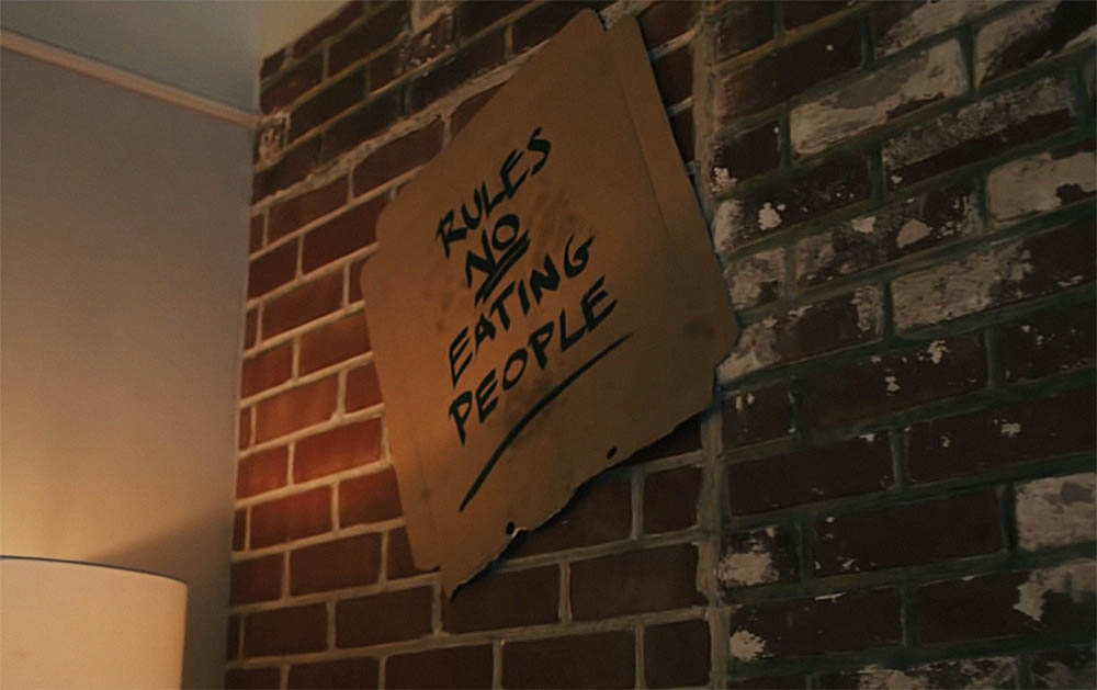 «Правила: не есть людей», кадр из трейлера фильма «Веном 2» (2021)