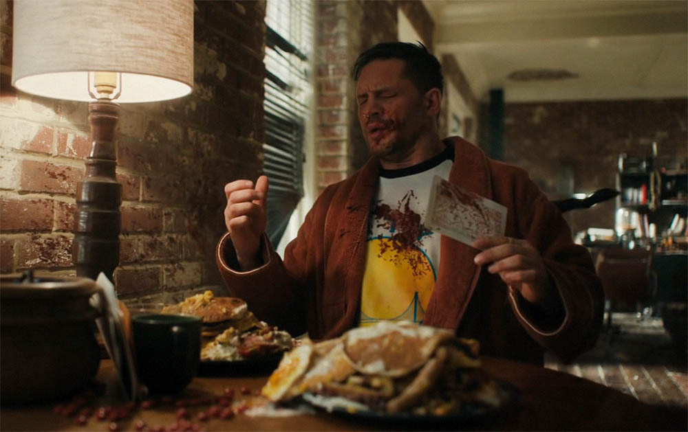 Завтрак с «вкусняшкой» и «кетучем» в трейлере фильма «Веном 2» (2021)