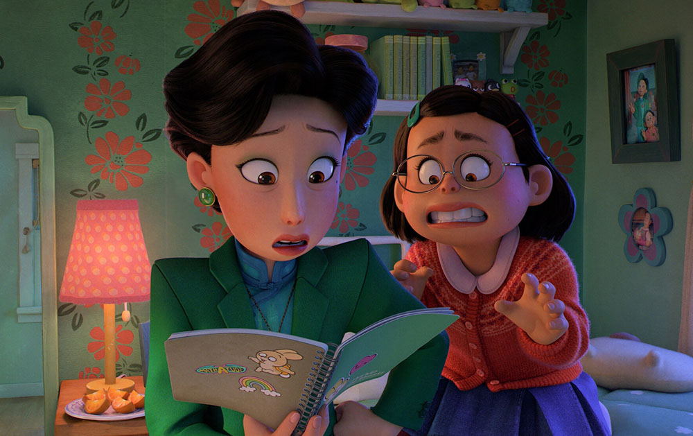 Кадр из мультфильма «Я краснею» (2022) / Disney / Pixar