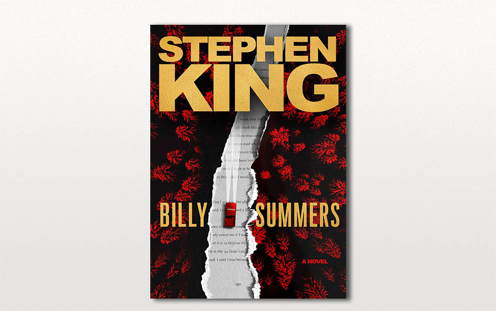 Обложка англоязычного издания книги «Билли Саммерс» Стивена Кинга