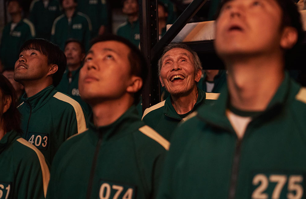 Кадр из 1 сезона сериала «Игра в кальмара» (2021)